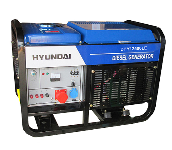 MÁY PHÁT ĐIỆN 10KW 1 PHA HYUNDAI DHY12500LE - MÁY TRẦN