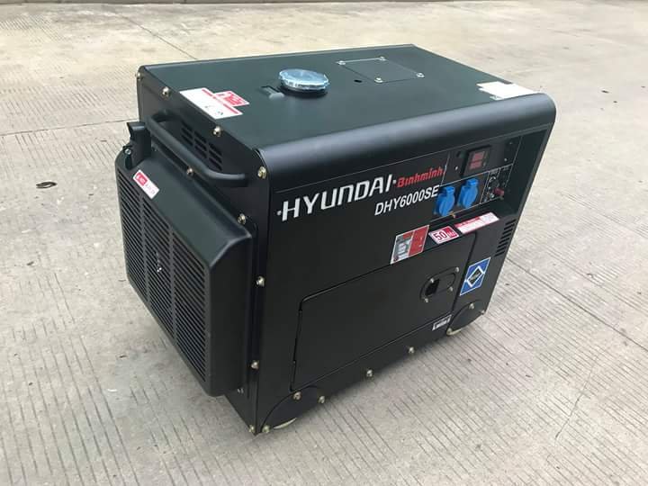 MÁY PHÁT ĐIỆN 5KVA 3 PHA HYUNDAI DHY6000SE-3