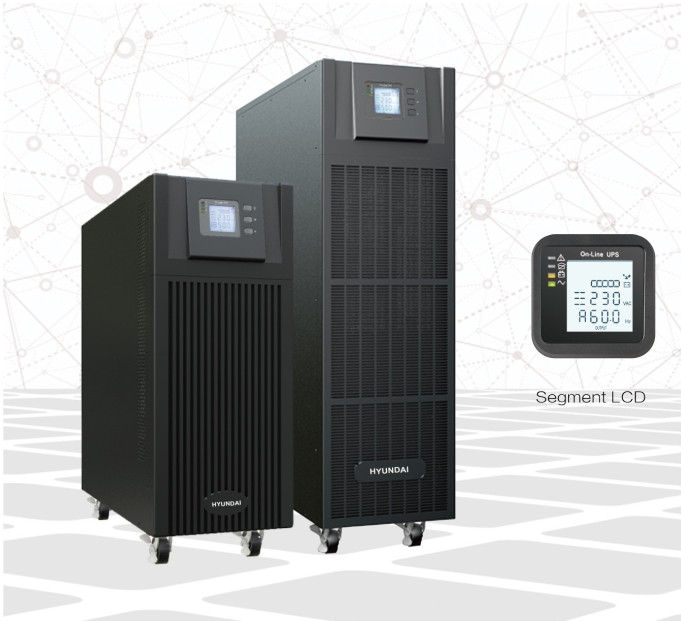 Bộ lưu điện Hyundai HD-40Ki 3 pha vào 3 pha ra công suất 40KVA sử dụng pin trong