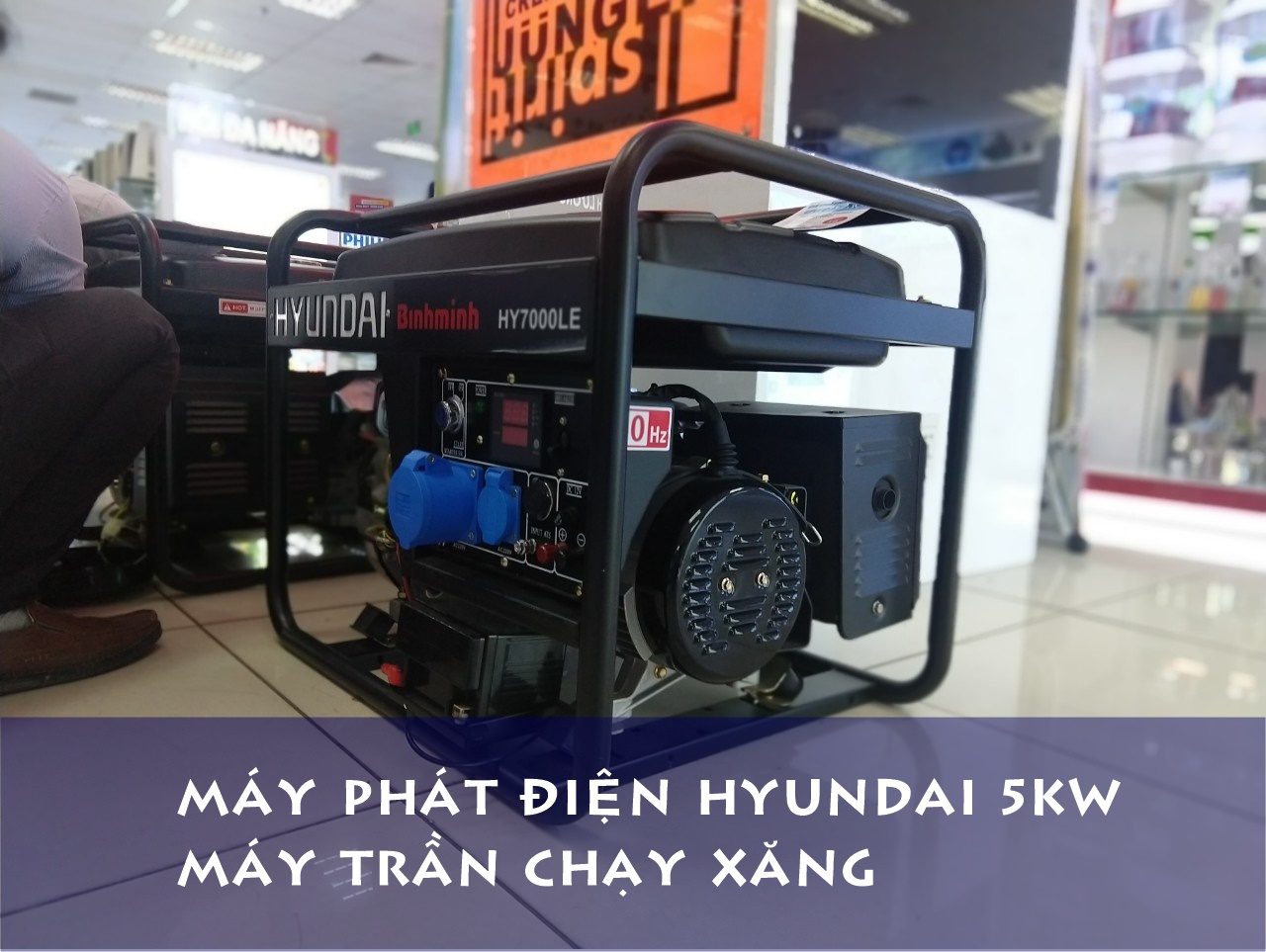 Máy phát điện Hyundai HY7000LE